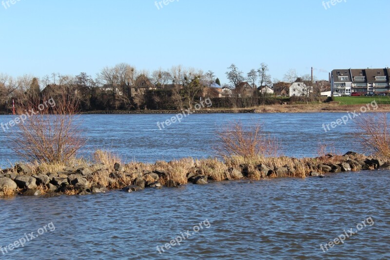 River Landscape Water Bank Nature