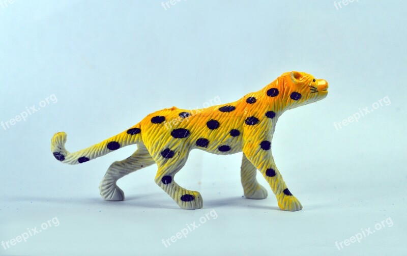 Cheetah Walk Toy Icon Fauna