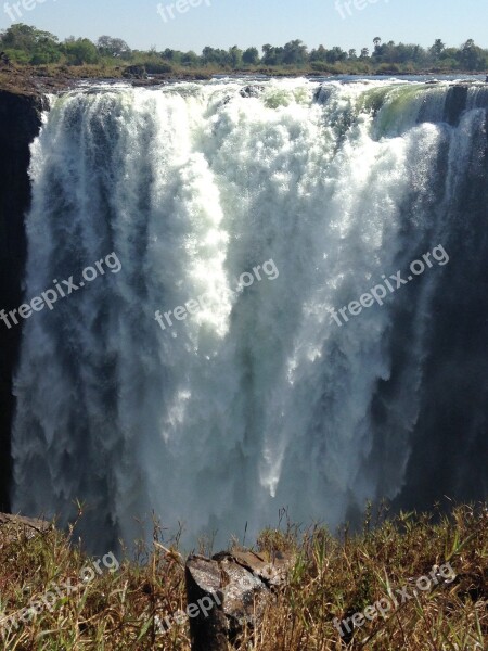 Victoria Falls Natural Beauty Seven Wonders Free Photos