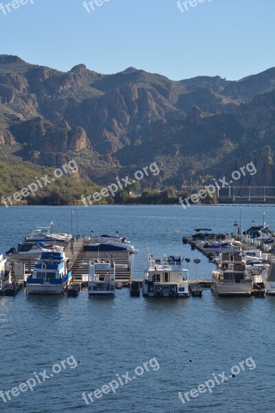 Marina Boats Lake Saguaro Lake Salt River