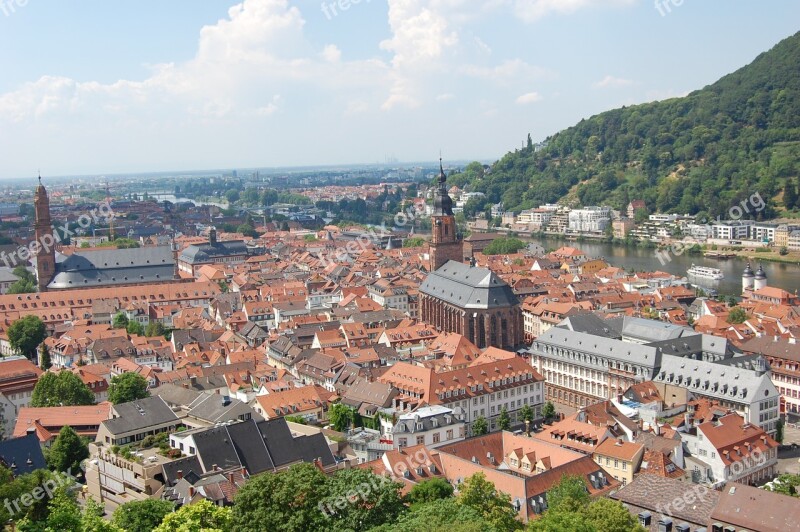 Heidelberg City Baden Württemberg Historical City Church