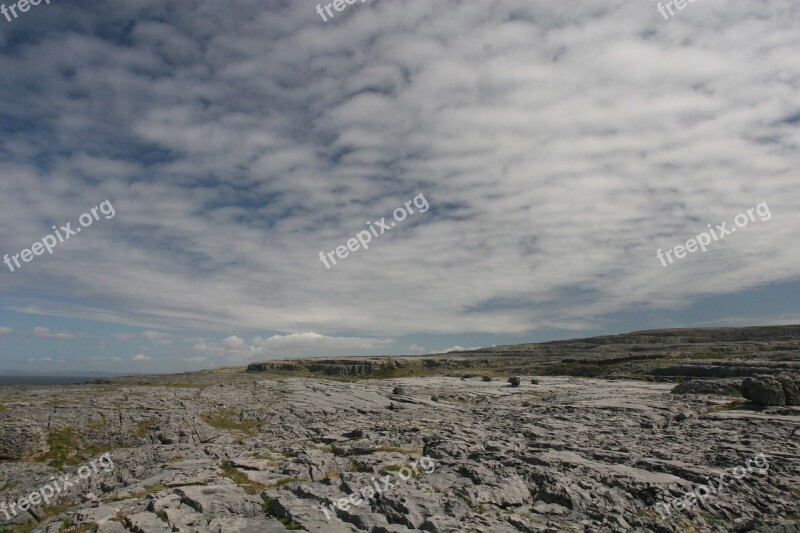 Ireland Burren Landscape Nature Scenery