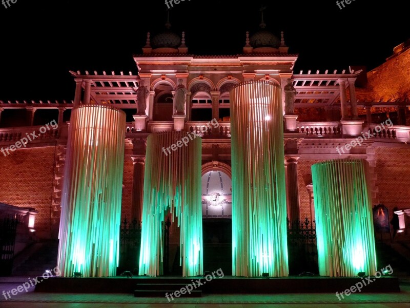 Budapest Hungary Castle Garden Várkertbazár Installation