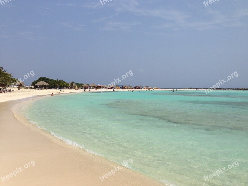 Aruba Baby Beach Bay Island Caribbean