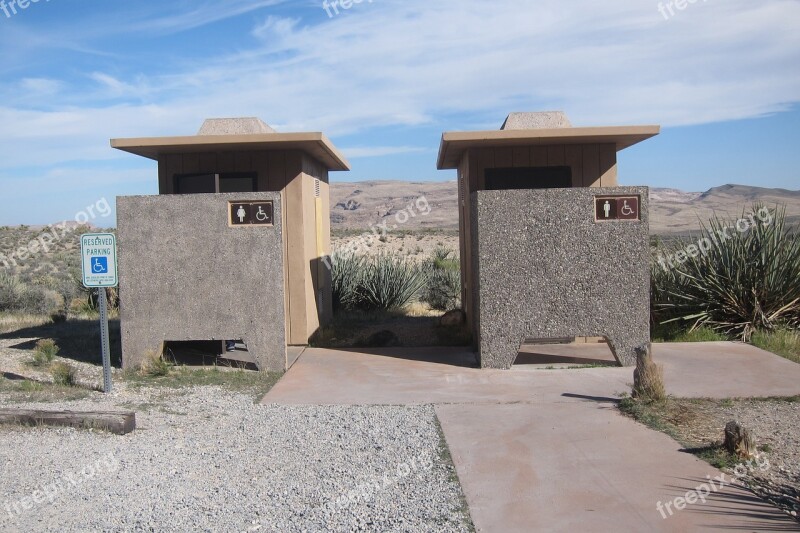 Scenery Outside Toilets Outdoors Park Outhouse