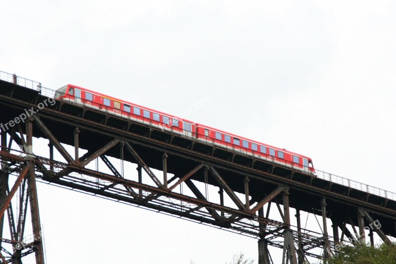 Train Solihull Remscheid Müngsten Railway Bridge