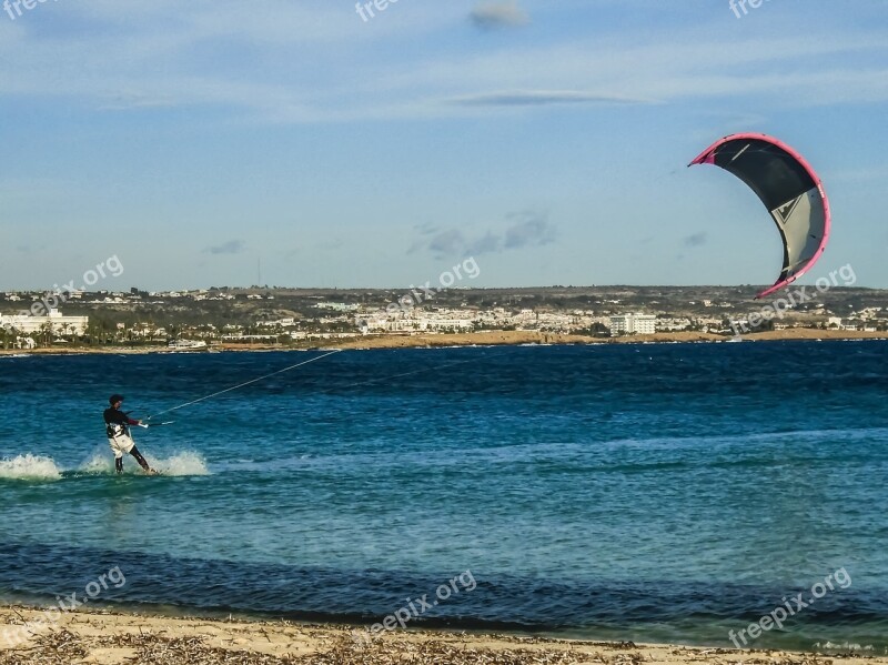 Cyprus Ayia Napa Kitesurfing Free Photos