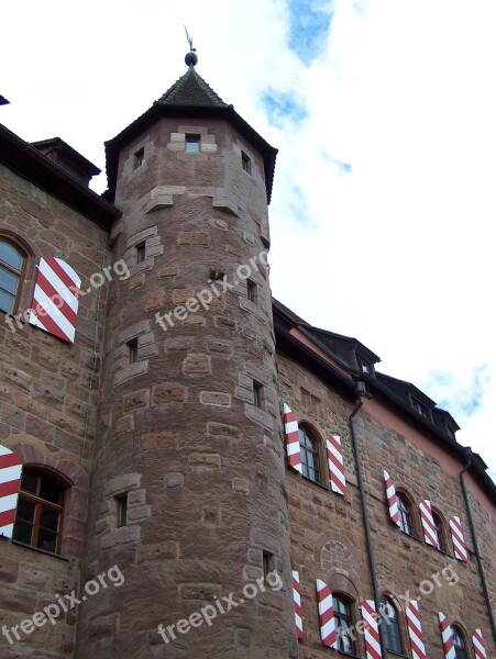 Castle Tower Knight's Castle Battlements Germany