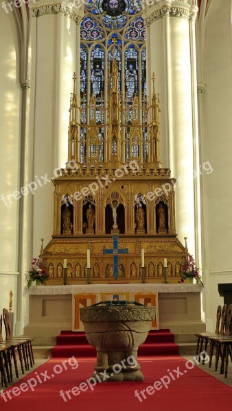 Verden Of All Dom Altar Baptismal Font Chapel