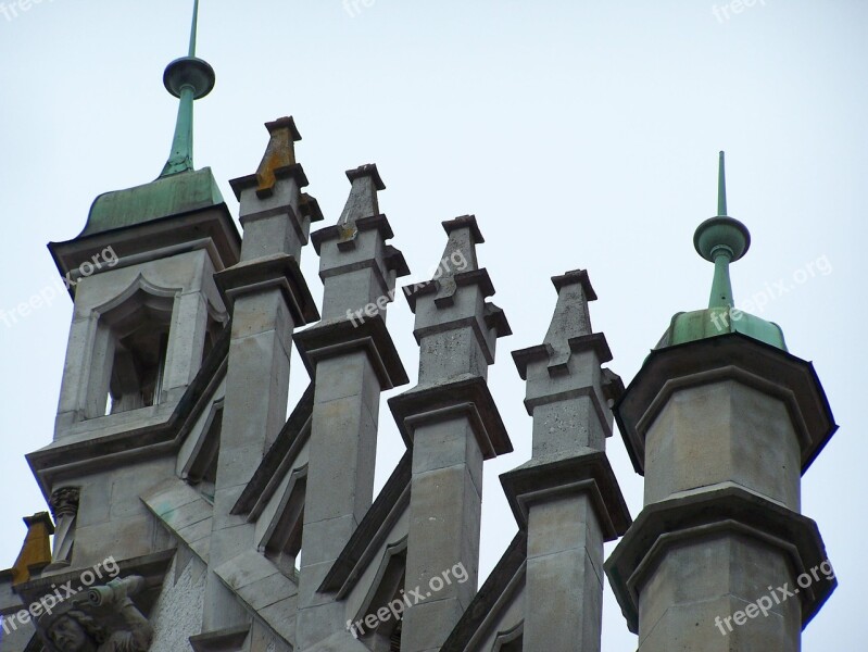 Ulm Roof Battlements City Roofs