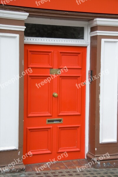 Windsor London England Door Red