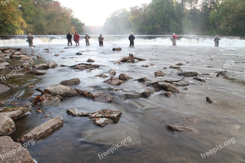 Fishing River Fisherman Leisure Outdoor