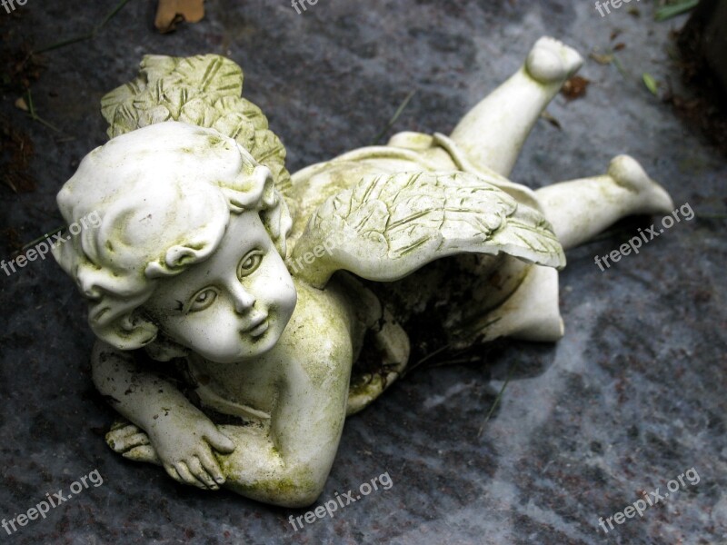 Cherub Angel Cemetery Statue Figure