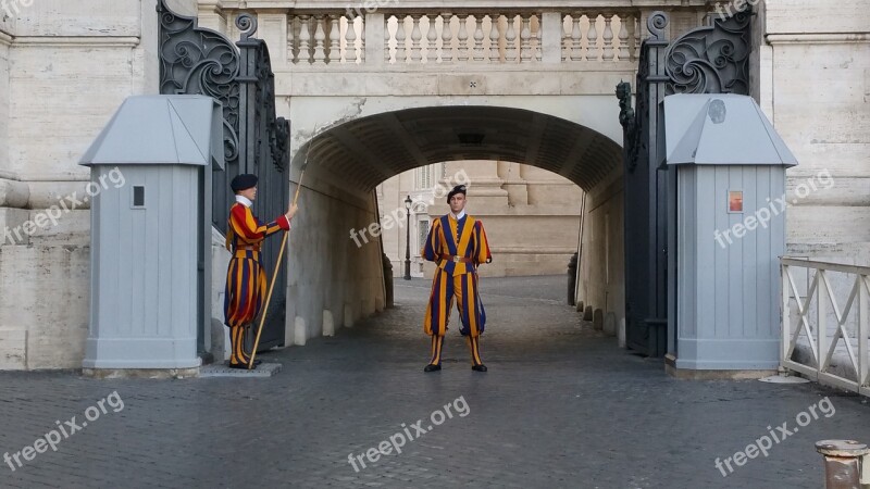 Swiss Guard Vatican Vatican Guard Swiss Guard