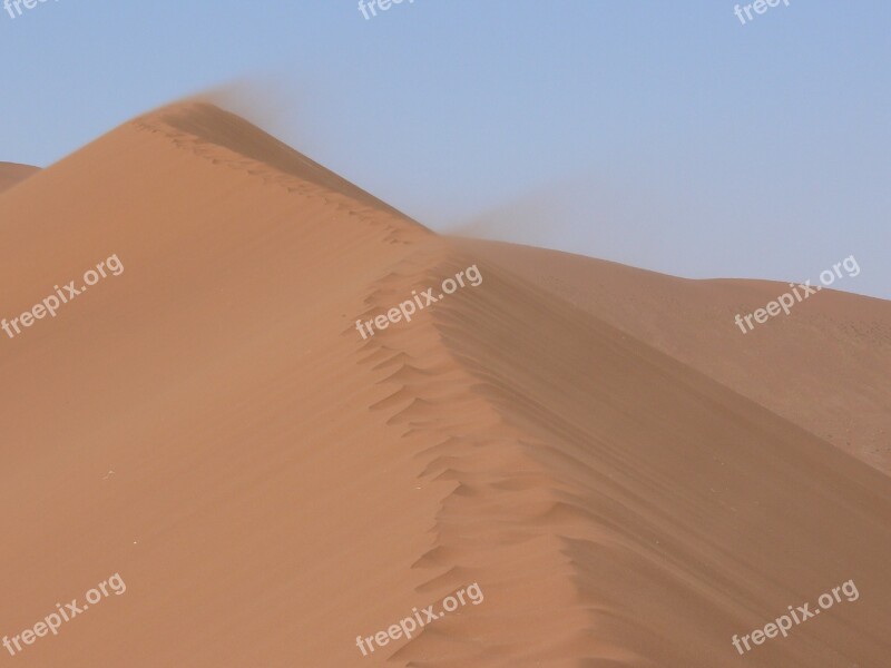 Namibia Sossusvlei Sand Dune Sand Desert