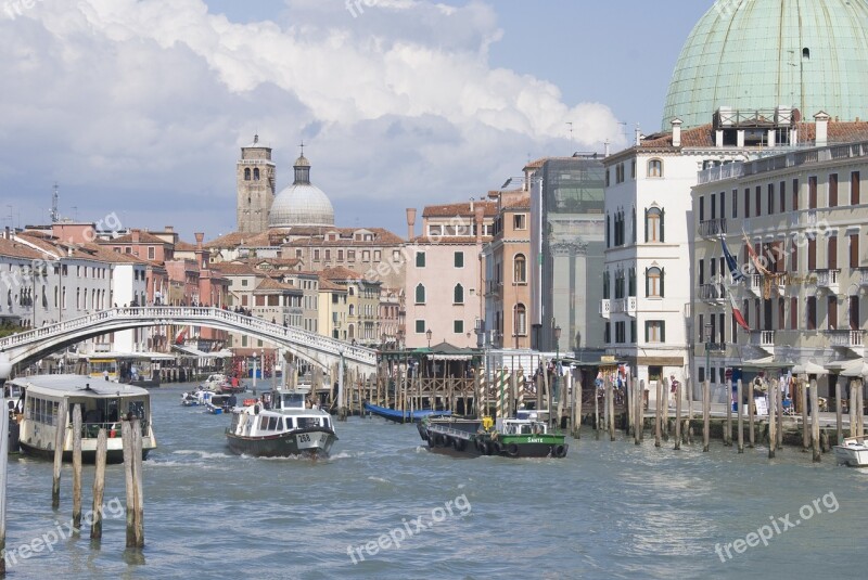 Venice Canal Palazzo Ducale Laguna Veneto