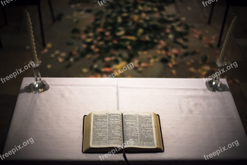 Bible Altar Faith Prayer Free Photos