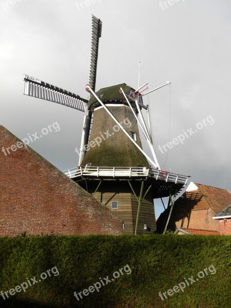 Holland Mill Netherlands Historic Mill Dutch Mill