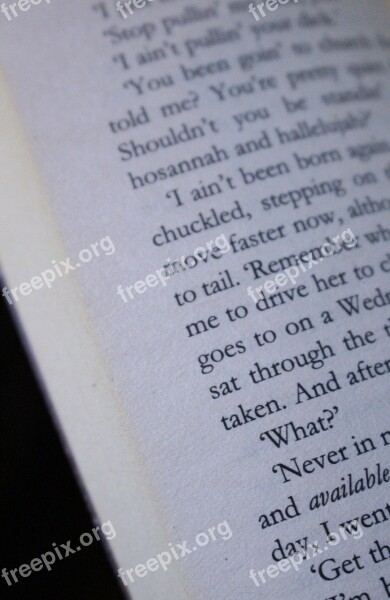 Book Read Pages Text Hobby