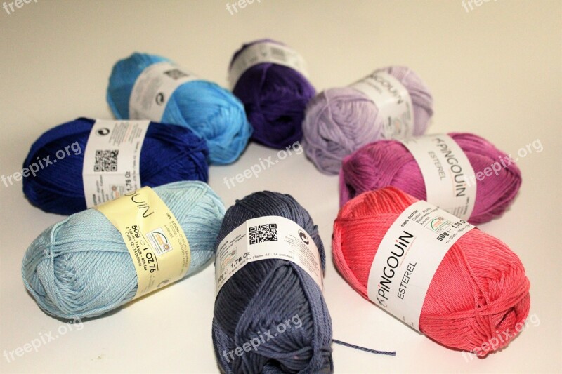 Cotton Colours Thread Colourful Craft