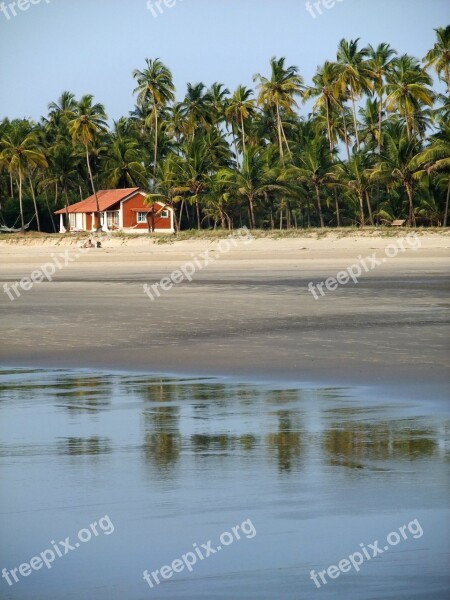 Goa Beach House Sea Blue