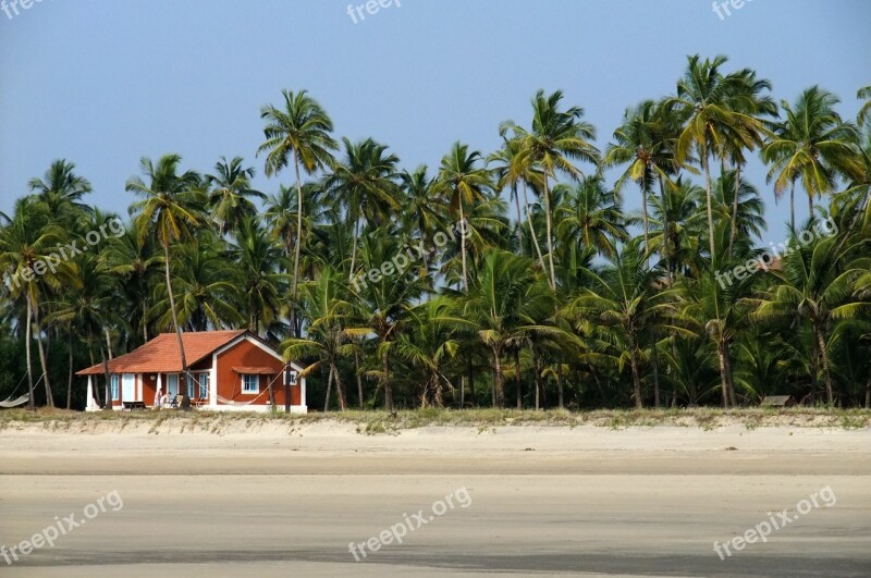 Goa Beach House Sea Blue