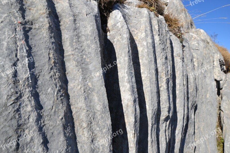 Rock Stone Water Gutter Nature