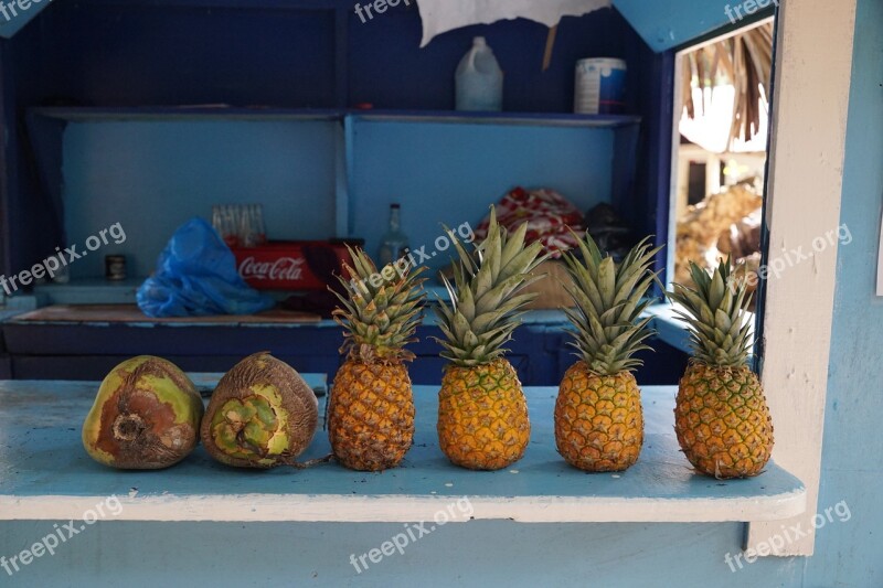 Pineapple Bar Caribbean Free Photos