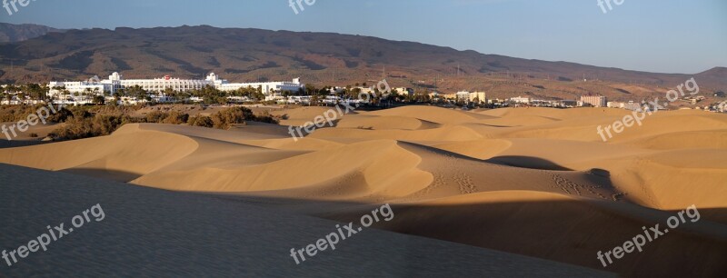 Maspalomas Dunes Gran Canaria Canary Islands Sand