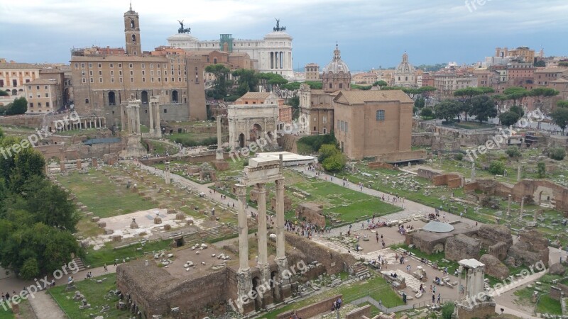 Forum Rome Roman Forum Italy Ruins