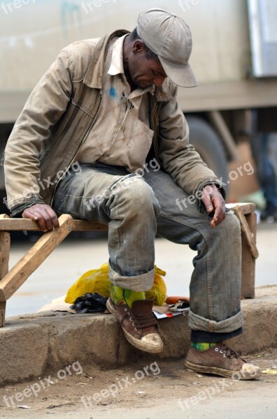 African Hard Work Worker Work Man