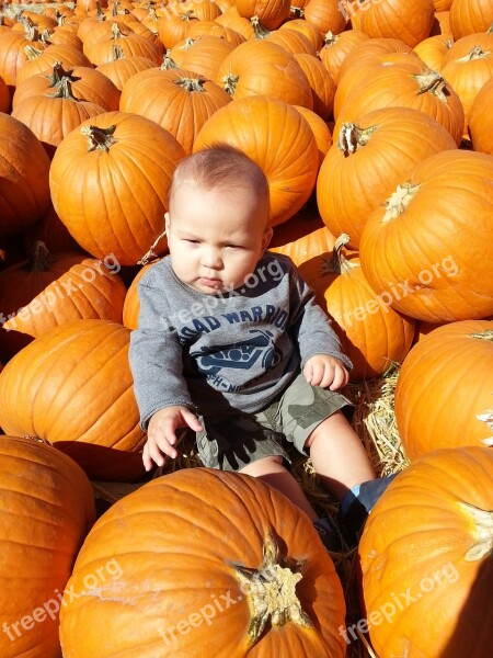 Pumpkins Toddler Baby Child Halloween