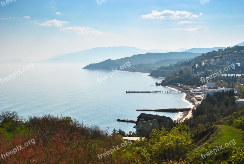 Crimea South Coast Black Sea Malorechenskoye Mountains