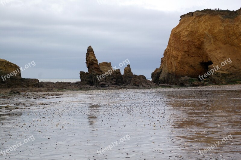 Sea Brittany Rock Sand Water