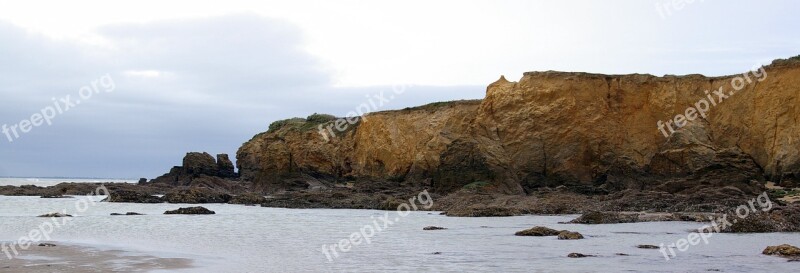 Sea Brittany Rock Sand Water