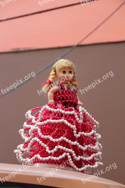 Doll Dress Red Children Toys Toys