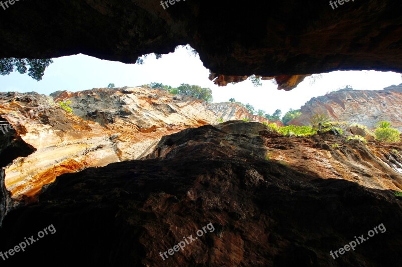 Rock Stone Wall Nature Structure