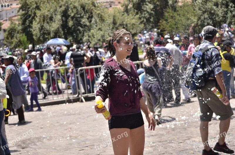 Cusco Carnivals Cusco Festival Carnival In Peru Cusco Peru Free Photos