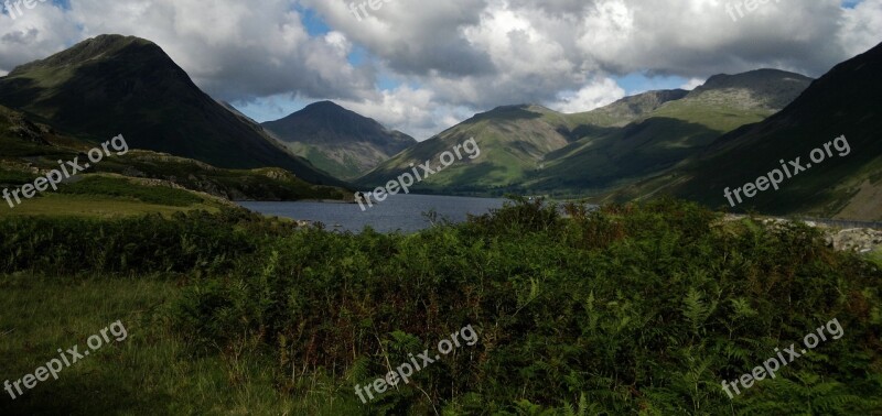 Cumbria Wasdale Lake District Great Gable Yewbarrow