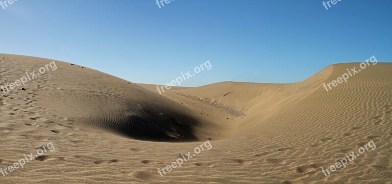 Dunes Gran Canaria Canary Islands Desert Spain