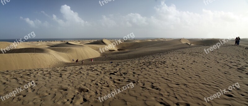 Dunes Gran Canaria Canary Islands Desert Spain