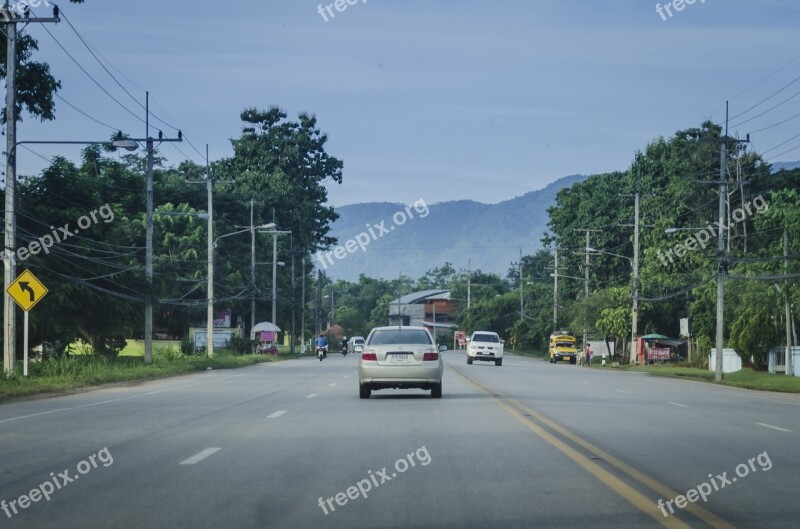 Road Lane Highway Asphalt Transportation