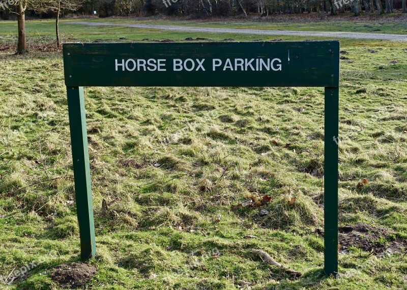 Parking Horse Sign Symbol Traffic