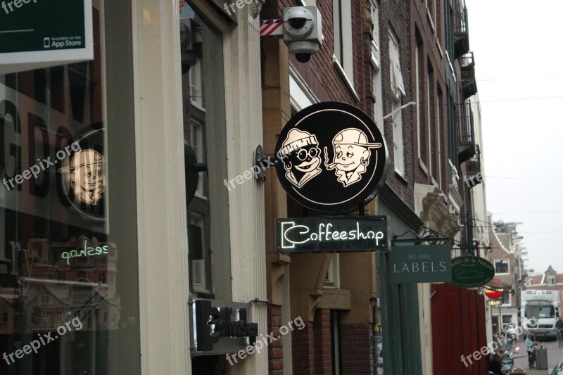 Coffee Shop Netherlands Holland Amsterdam Free Photos