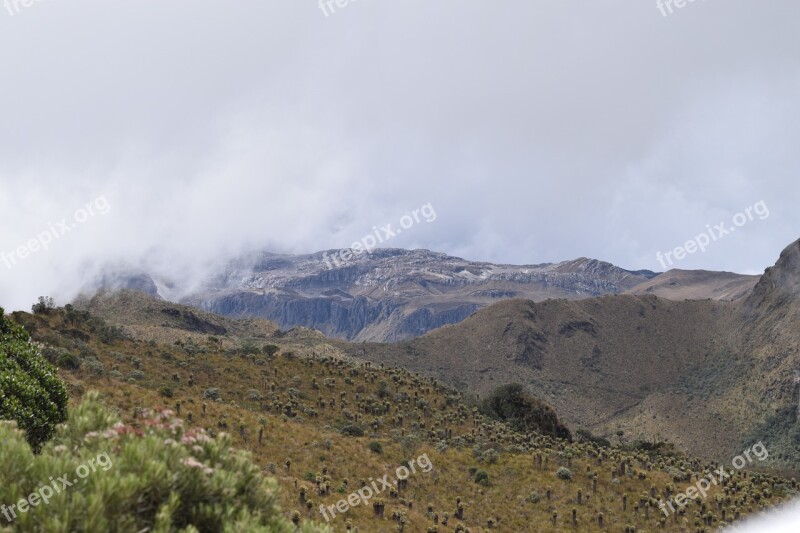 Nevado Manizales Caldas Colombia Nevados National Natural Park