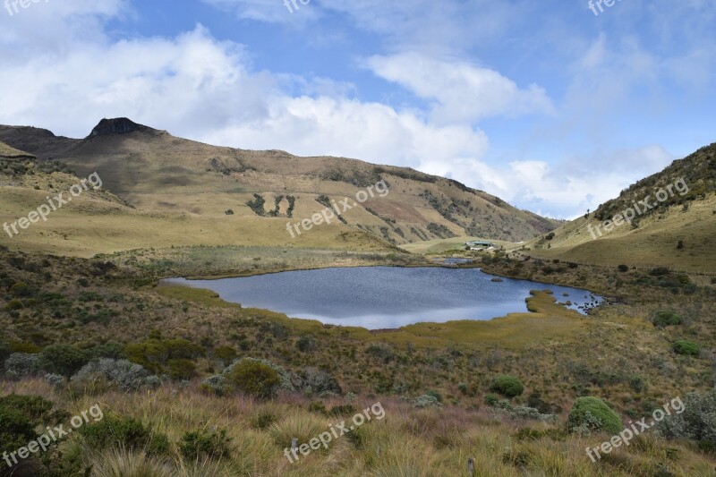 Nevado Laguna Manizales Caldas Colombia