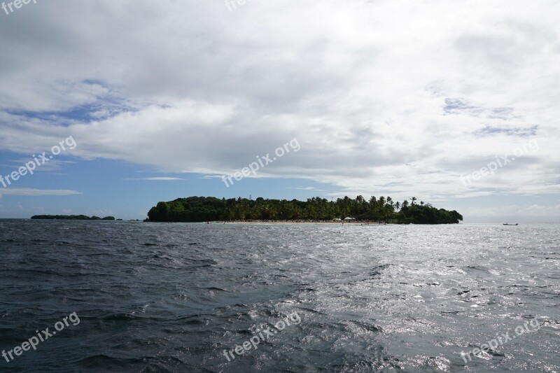 Island Caribbean Ocean Baccardi Sea