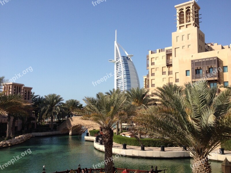 Dubai United-arab-emirates Burj-al-arab Free Photos