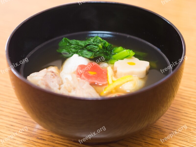 Japanese Food Rice Cake Bowl Free Photos