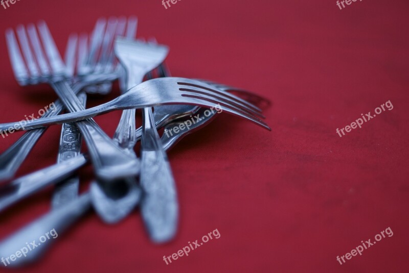 Fork Red Macro Free Photos